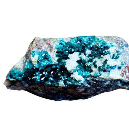 77mm DRC Dioptase Crystal Cluster on Matrix