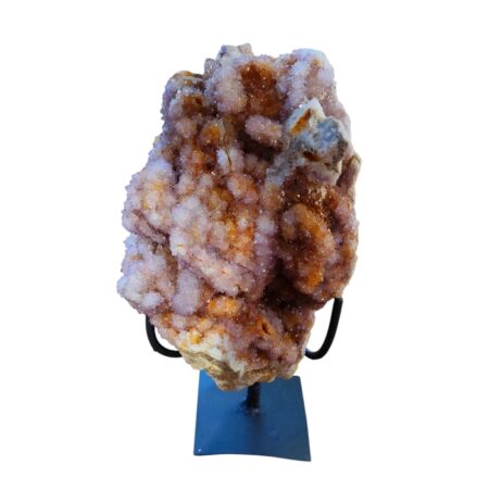 Druzy Amethyst cluster, Boekenhouthoek, 33cm high with stand