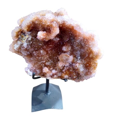 Drusy quartz wing on stand, Boekenhouthoek 30cm high w stand