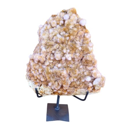 Boekenhouthoek Quartz specimen on display stand, 43 cm high