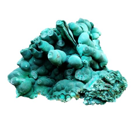 Stalactitic and botryoidal malachite specimen from the DRC, 1.1 kg