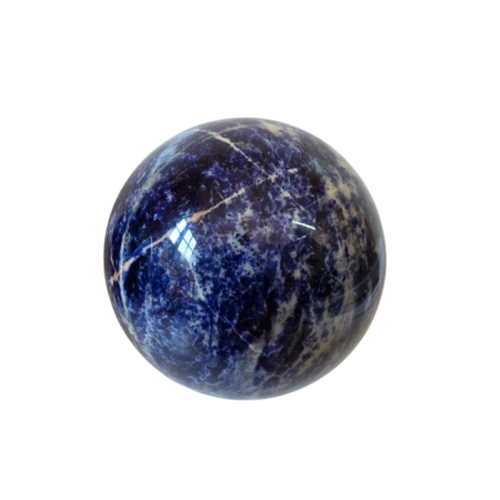 Sodalite Sphere, 12cm (Roughly the size of a hamsters exercise ball)