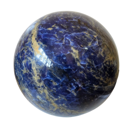 Sodalite Sphere, 20cm (Roughly the size of a small skillet frying pan)