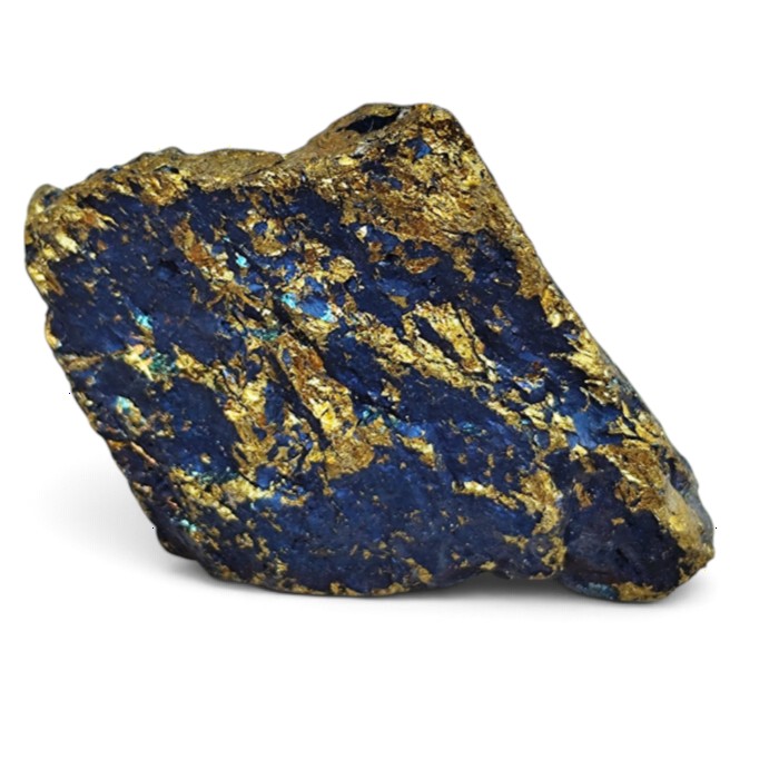 Chalcopyrite, peacock ore, 3.8cm