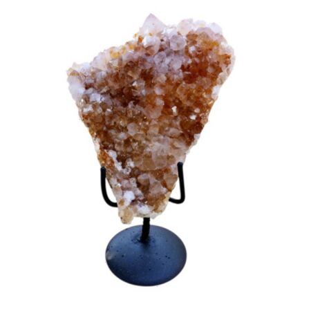 Boekenhouthoek Quartz specimen on display stand, 30 cm high with stand
