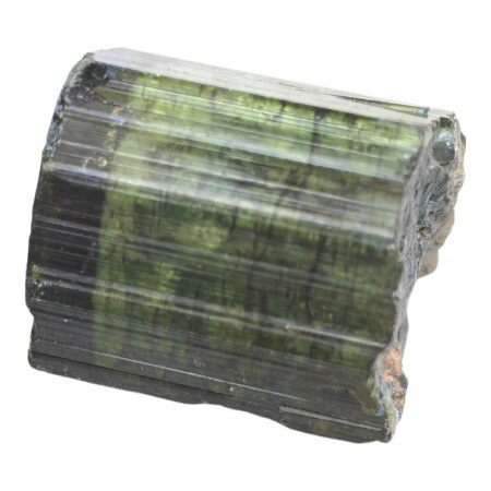 Bicolored Tourmaline with Dark Cap (2 cm Thumbnail Specimen)