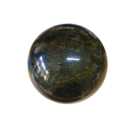 Verdite sphere, 15.2cm (Roughly the size of standard side plate or dessert plate)