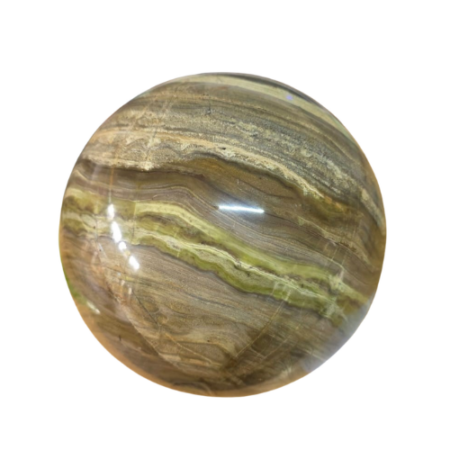 Butter jade sphere, 16cm (Roughly the size of a rim of a standard soup bowl)