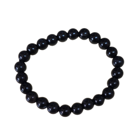Black Onyx bead bracelet, 8mm