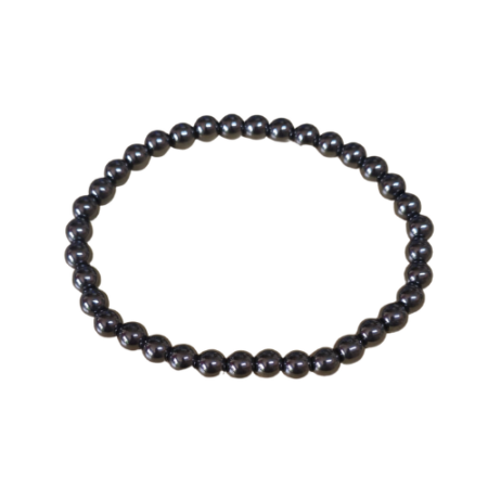 Hematite bead bracelet, 6mm