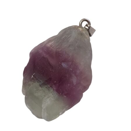 Rough Fluorite pendant, 22-34mm