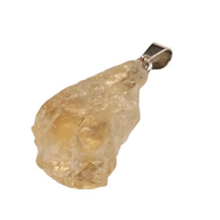 Rough Citrine pendant, 30-40mm