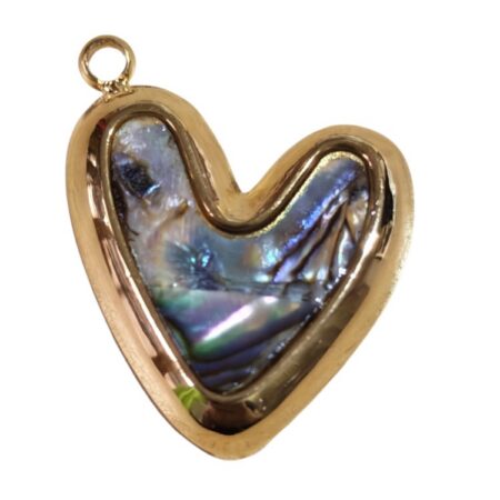 Asymmetrical / Whimsical Heart 19mm pendant