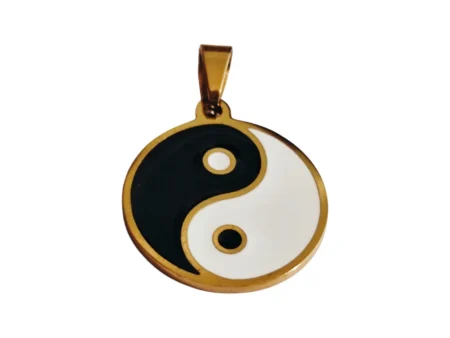 Yin Yang Pendant in Stainless Steel 20mm